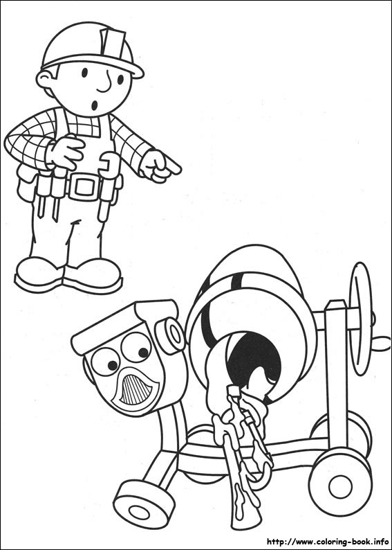 Bob the Builder coloring picture